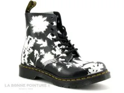 Dr. Martens Dr Martens 1460 PASCAL Phantom Floral Shadow Backhand Black White - Boots