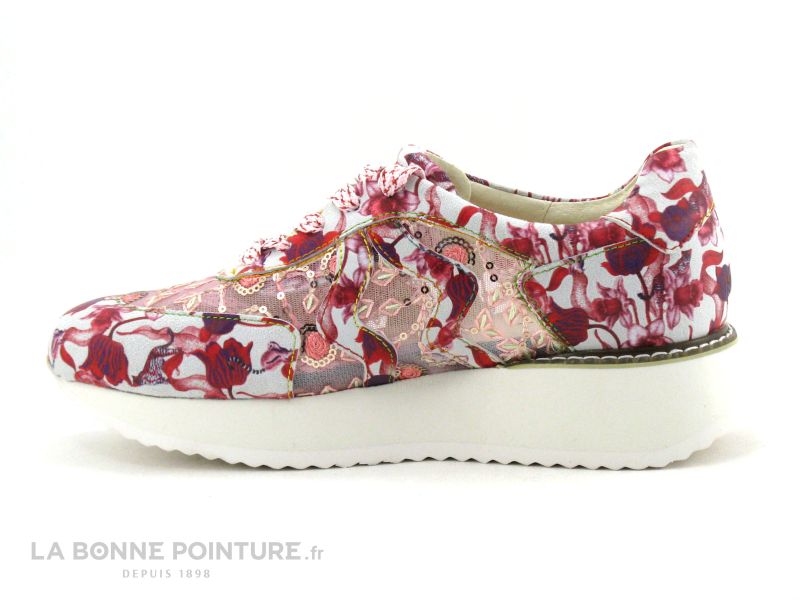 Laura Vita DELPHINE 01 Fuchsia - Basket Compensee Femme 3 Laura Vita DELPHINE 01 Fuchsia - Basket Compensee Femme – Image 3