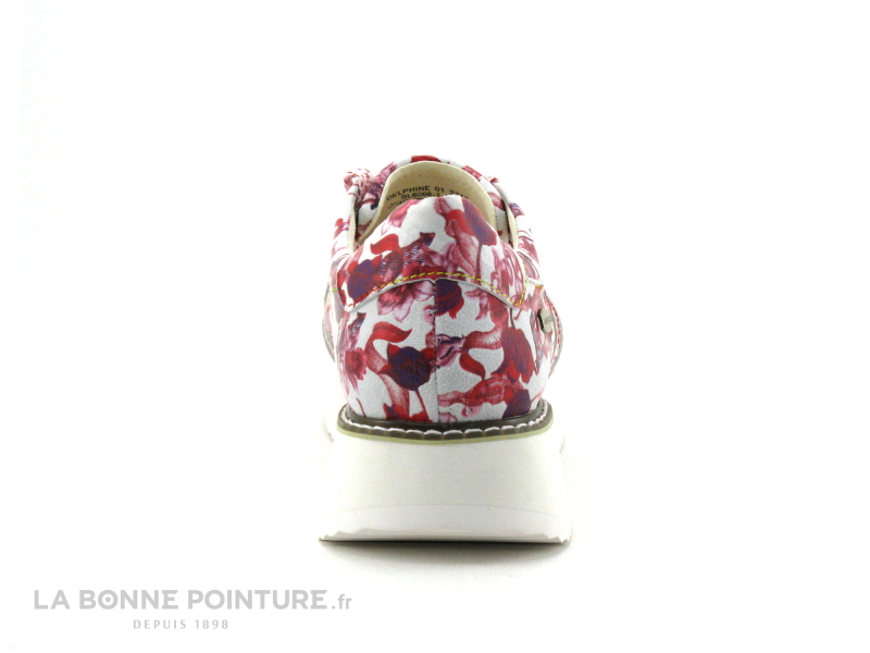 Laura Vita DELPHINE 01 Fuchsia - Basket Compensee Femme 4 Laura Vita DELPHINE 01 Fuchsia - Basket Compensee Femme – Image 4