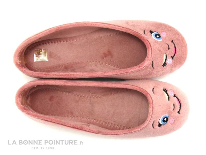 RYB 600D1778 Rose Clin D Oeil - Pantoufle Ballerine 3 RYB 600D1778 Rose Clin D Oeil - Pantoufle Ballerine – Image 3