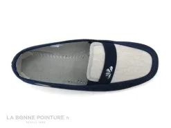 Semelflex MARIE-LENA B Marine Beige - Chausson Mocassin Femme -Magasin De Chaussures cd24607c73b9e66c561f35ea11d5d5ef img 7768.jpg 181052