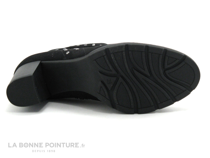 Marco Tozzi 2-25830-23 - Noir - Clous Argent - Boots Talon 7 Marco Tozzi 2-25830-23 - Noir - Clous Argent - Boots Talon – Image 7