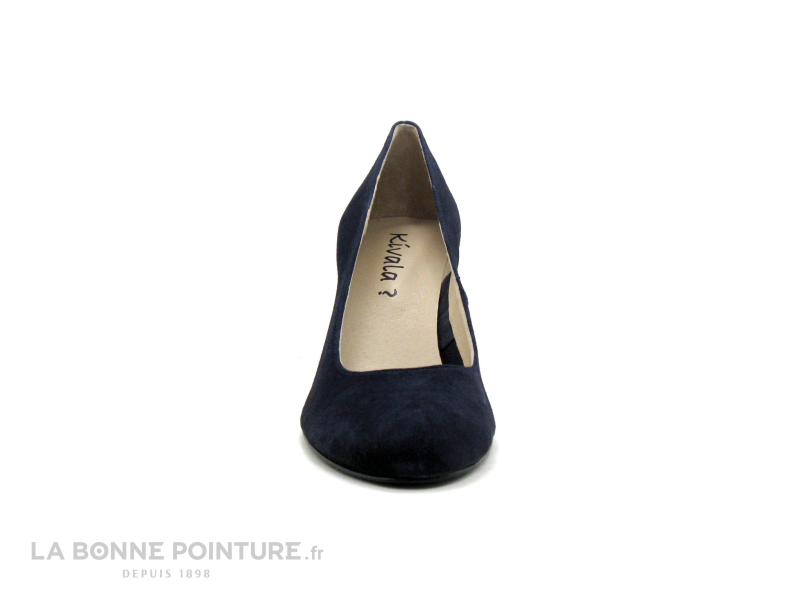 CATY KIVALA - Gapa 60 - Velours Marine - Escarpin Talon Haut 2 CATY KIVALA - Gapa 60 - Velours Marine - Escarpin Talon Haut – Image 2