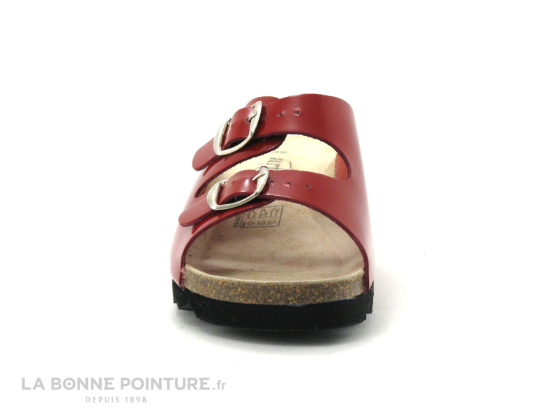 Artika GADIN Verni Rouge - Mule Confort Femme Reglable 2 Artika GADIN Verni Rouge - Mule Confort Femme Reglable – Image 2