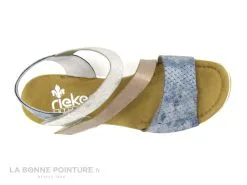 Rieker 67454-12 - Bleu Rose Argent - Sandale Reglable Femme -Magasin De Chaussures cd24607c73b9e66c561f35ea11d5d5ef img 7913.jpg 169054