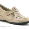 Suaves ALPES 5042APT Sandy - Chaussure Aeree Beige - Talon Compense