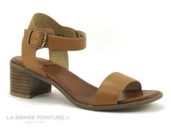 Kickers VOLOU Camel 560351-50 - Sandale Femme Talon Large