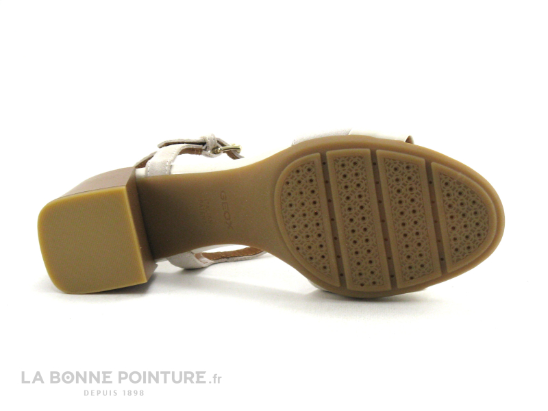 Geox D35RLB New Marykarmen - Off White - Sandale Femme Talon Epais 7 Geox D35RLB New Marykarmen - Off White - Sandale Femme Talon Epais – Image 7