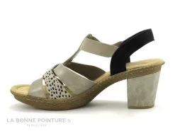 Rieker 665K3-60 - Gris - Noir - Sandale A Talon Femme 9 Rieker 665K3-60 - Gris - Noir - Sandale A Talon Femme -Magasin De Chaussures cd24607c73b9e66c561f35ea11d5d5ef img 8155.jpg 181597