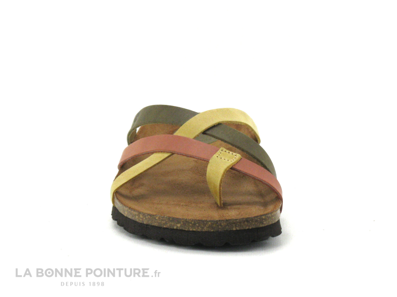 Inter-bios Inter Bios 7113 Teja Kaki Mostaza - Tong Femme Brides Croisees 2 Inter-bios Inter Bios 7113 Teja Kaki Mostaza - Tong Femme Brides Croisees – Image 2