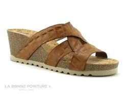 Carla Tortosa 53164 Croco Roble - Mule Marron Talon Compense