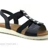Rieker V5051-14 Gurgaon Pacifik - Sandale Femme Bleu Marine