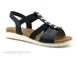 Rieker V5051-14 Gurgaon Pacifik - Sandale Femme Bleu Marine