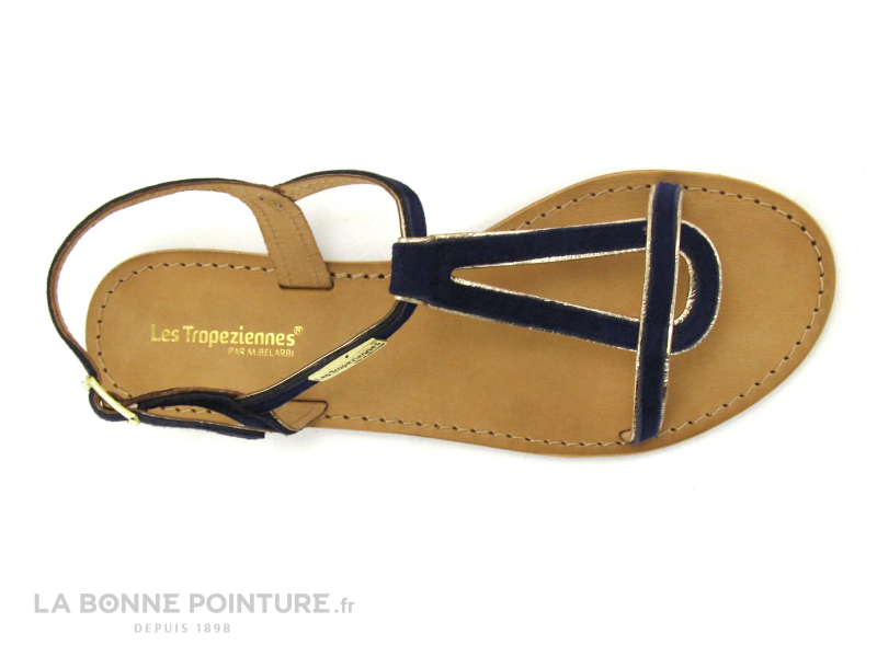 Les Tropéziennes M.Belarbi Tropeziennes HABUC Marine - 23195 - Sandale Bride Salome 5 Les Tropéziennes M.Belarbi Tropeziennes HABUC Marine - 23195 - Sandale Bride Salome – Image 5