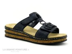 Rieker 62936-14 Bleu Marine - Mule Reglable Femme