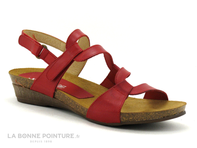 Xapatan 2164 Rouge - Sandale Femme - Petit Talon Compense 5 Xapatan 2164 Rouge - Sandale Femme - Petit Talon Compense – Image 5