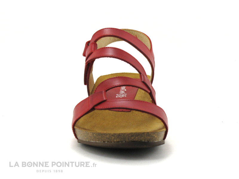 Xapatan 2164 Rouge - Sandale Femme - Petit Talon Compense 2 Xapatan 2164 Rouge - Sandale Femme - Petit Talon Compense – Image 2