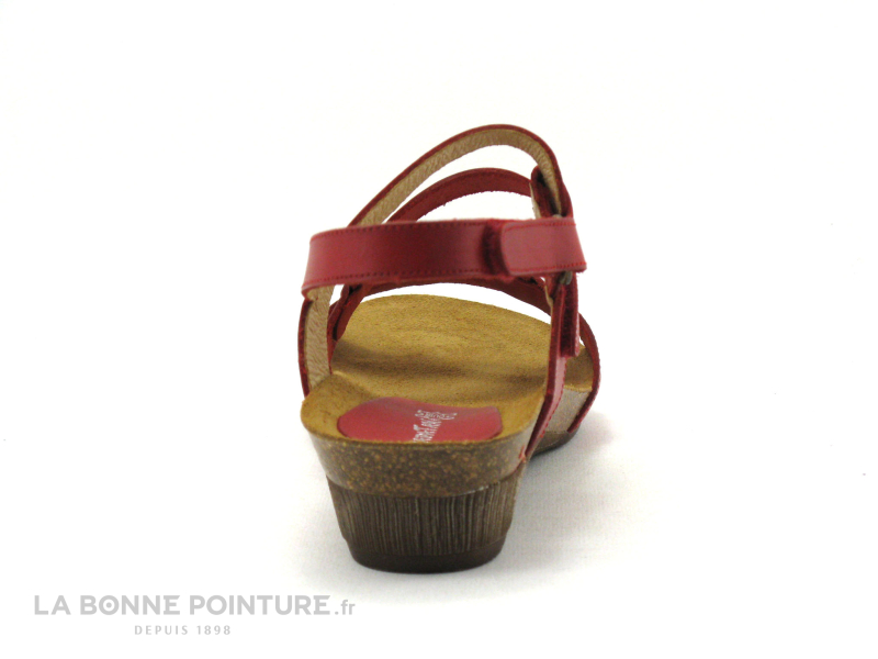 Xapatan 2164 Rouge - Sandale Femme - Petit Talon Compense 4 Xapatan 2164 Rouge - Sandale Femme - Petit Talon Compense – Image 4