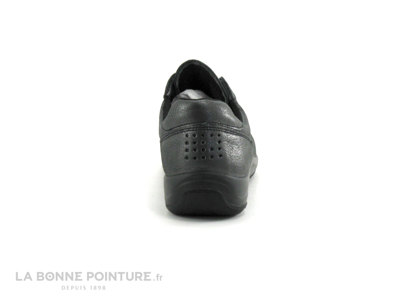 TBS Anyway Tennis Cuir Noir Metallise - Z7034 4 TBS Anyway Tennis Cuir Noir Metallise - Z7034 – Image 4