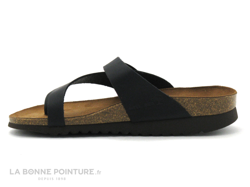 Inter-bios Inter Bios 7119 Negro - Tong Cuir Noir - Bride Reglable 3 Inter-bios Inter Bios 7119 Negro - Tong Cuir Noir - Bride Reglable – Image 3