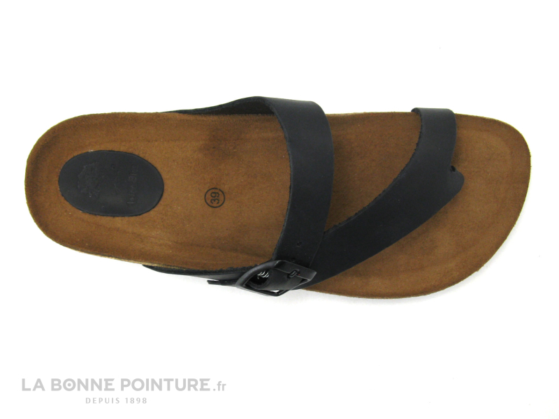 Inter-bios Inter Bios 7119 Negro - Tong Cuir Noir - Bride Reglable 5 Inter-bios Inter Bios 7119 Negro - Tong Cuir Noir - Bride Reglable – Image 5