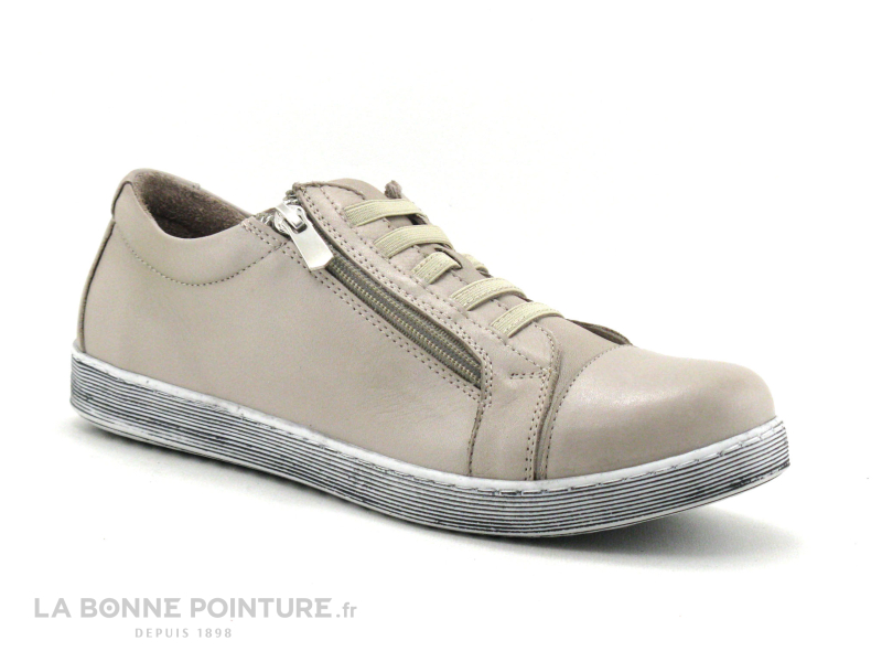 Andrea Conti 0061715 111 Silbergrau - Basket Femme Cuir Gris 1 Andrea Conti 0061715 111 Silbergrau - Basket Femme Cuir Gris