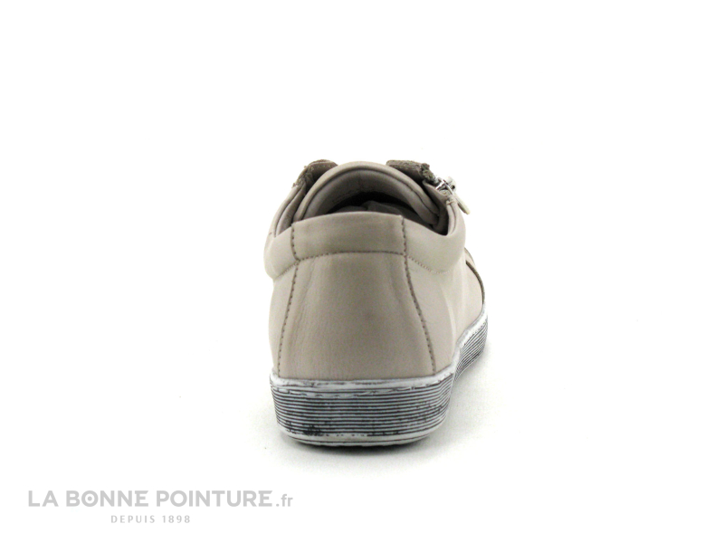 Andrea Conti 0061715 111 Silbergrau - Basket Femme Cuir Gris 4 Andrea Conti 0061715 111 Silbergrau - Basket Femme Cuir Gris – Image 4