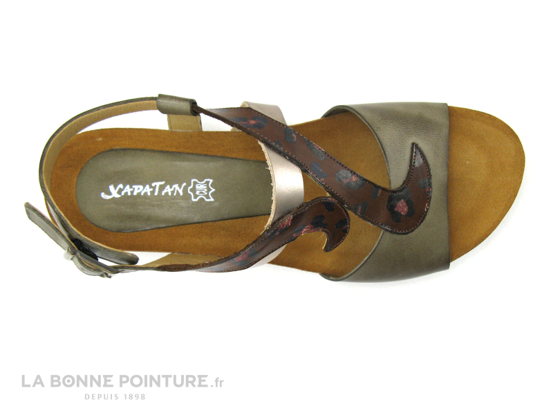 Xapatan 1528 Kaki Taupe - Leopard - Sandale Femme Semelle Compensee 5 Xapatan 1528 Kaki Taupe - Leopard - Sandale Femme Semelle Compensee – Image 5