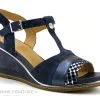 Fugitive IZANE LP5HG69 Navy -Sandale Femme Bleu Marine