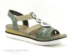 Rieker 679LA-52 - Vert - Beige - Sandale Femme -Magasin De Chaussures cd24607c73b9e66c561f35ea11d5d5ef img 8725.jpg 182447