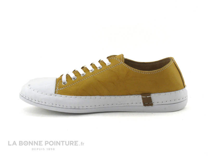 Andrea Conti 0025903051 Gelib - Basket Femme Jaune En Cuir 3 Andrea Conti 0025903051 Gelib - Basket Femme Jaune En Cuir – Image 3