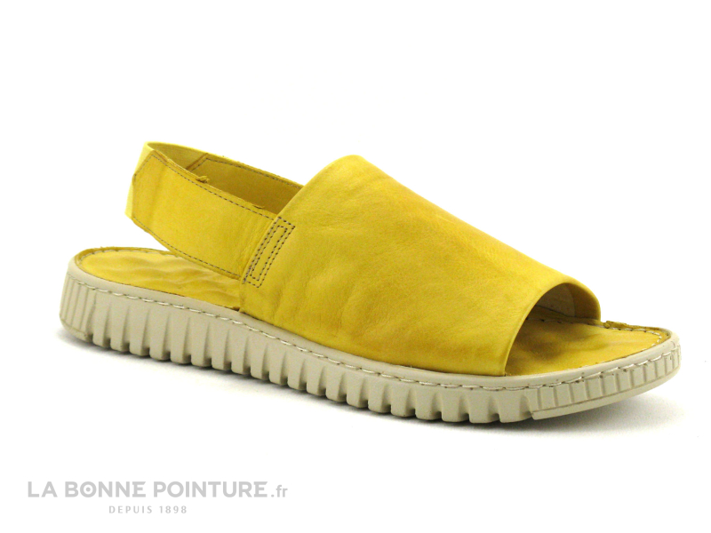 Karyoka MICK Jaune - Sandale Femme Cuir Jaune 1 Karyoka MICK Jaune - Sandale Femme Cuir Jaune