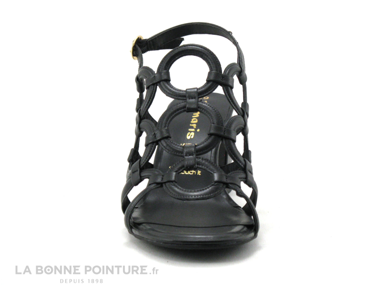 Tamaris 1-28373-26 Black - Cercles - Sandale Noire Talon Haut 2 Tamaris 1-28373-26 Black - Cercles - Sandale Noire Talon Haut – Image 2