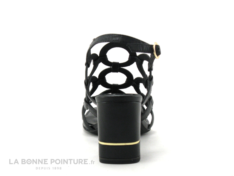 Tamaris 1-28373-26 Black - Cercles - Sandale Noire Talon Haut 4 Tamaris 1-28373-26 Black - Cercles - Sandale Noire Talon Haut – Image 4