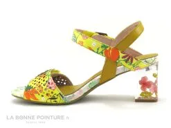 Laura Vita LUCIEO 07 Jaune - Sandale Talon Haut Fleuri -Magasin De Chaussures cd24607c73b9e66c561f35ea11d5d5ef img 8848.jpg 170247