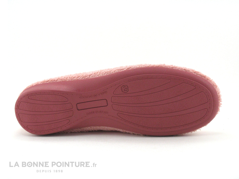 ZEL'S Zels 2333 Maquillaje - Pantoufle Ballerine Rose Tissu Eponge 4 ZEL'S Zels 2333 Maquillaje - Pantoufle Ballerine Rose Tissu Eponge – Image 4