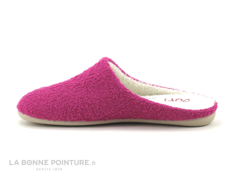 Ouf ! Ouf BESSEY Fuchsia - Eponge - Pantoufle Semelle A Memoire De Forme 2 Ouf ! Ouf BESSEY Fuchsia - Eponge - Pantoufle Semelle A Memoire De Forme – Image 2