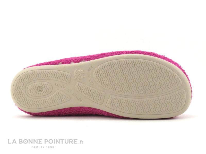 Ouf ! Ouf BESSEY Fuchsia - Eponge - Pantoufle Semelle A Memoire De Forme 4 Ouf ! Ouf BESSEY Fuchsia - Eponge - Pantoufle Semelle A Memoire De Forme – Image 4