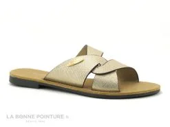 Dees Shoes MERCADO Or - Mule Plate Doree