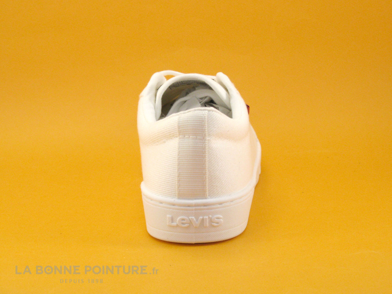 Levi's Levis MALIBU 2-0 Blanc - 234198 - Basket Toile Blanche 4 Levi's Levis MALIBU 2-0 Blanc - 234198 - Basket Toile Blanche – Image 4