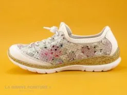Rieker N42V1-90 - Blanc - Multicolore - Argent - Chaussure Basse F -Magasin De Chaussures cd24607c73b9e66c561f35ea11d5d5ef img 9306.jpg 170744
