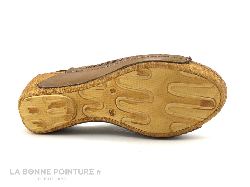 Karyoka GENI Marron - Mule Femme - Talon Compense 7 Karyoka GENI Marron - Mule Femme - Talon Compense – Image 7