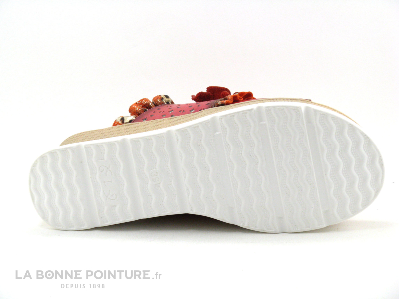 Laura Vita JACASSEO 05 Rouge - Mule Talon Compense 7 Laura Vita JACASSEO 05 Rouge - Mule Talon Compense – Image 7