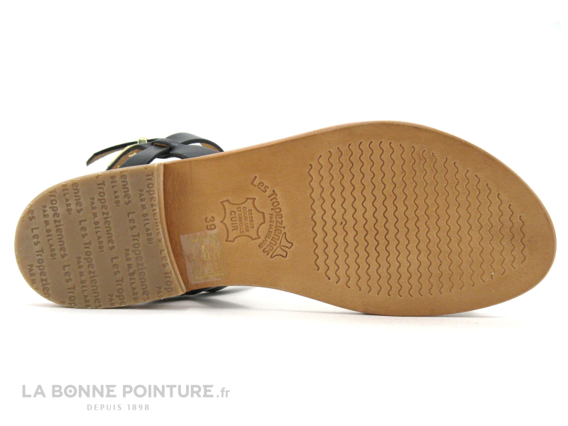 Les Tropéziennes M.Belarbi Tropeziennes HEPANA Noir - Nu-pieds Noir Avec Bride Cheville 7 Les Tropéziennes M.Belarbi Tropeziennes HEPANA Noir - Nu-pieds Noir Avec Bride Cheville – Image 7