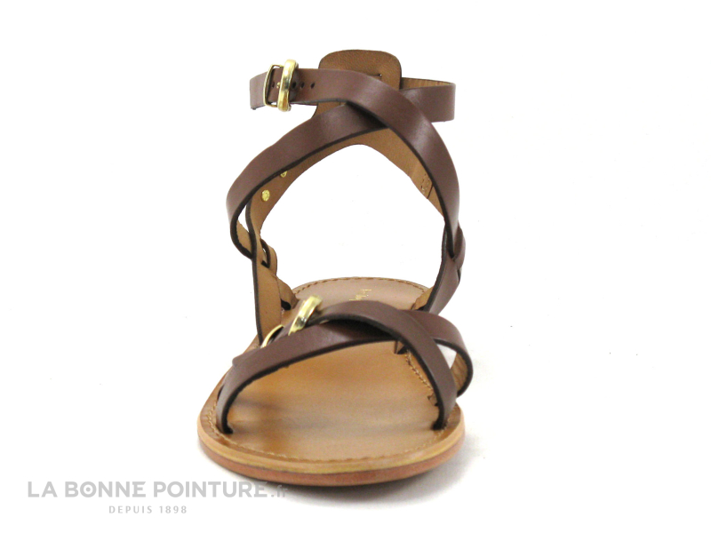 Les Tropéziennes M.Belarbi Tropeziennes HEPANA Tan - Nu-pieds Marron Femme - Bride Cheville 2 Les Tropéziennes M.Belarbi Tropeziennes HEPANA Tan - Nu-pieds Marron Femme - Bride Cheville – Image 2