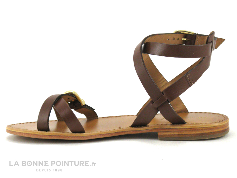 Les Tropéziennes M.Belarbi Tropeziennes HEPANA Tan - Nu-pieds Marron Femme - Bride Cheville 3 Les Tropéziennes M.Belarbi Tropeziennes HEPANA Tan - Nu-pieds Marron Femme - Bride Cheville – Image 3