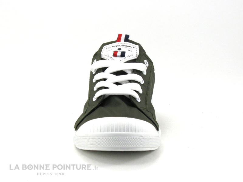 Les Tropéziennes M.Belarbi Tropeziennes 27829 CHANA Kaki - Basket Toile Femme 2 Les Tropéziennes M.Belarbi Tropeziennes 27829 CHANA Kaki - Basket Toile Femme – Image 2