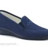 ZEL'S Zels 3115 Marino - Chausson Femme Bleu Marine - Talon Compense