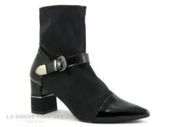 Cardenal CANNES - CL3406 - Verni Noir - Nubuck Noir - Boots Talon