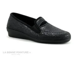 ZEL'S Zels 3193 - Noir - Chausson Mocassin Femme